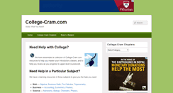 Desktop Screenshot of college-cram.com